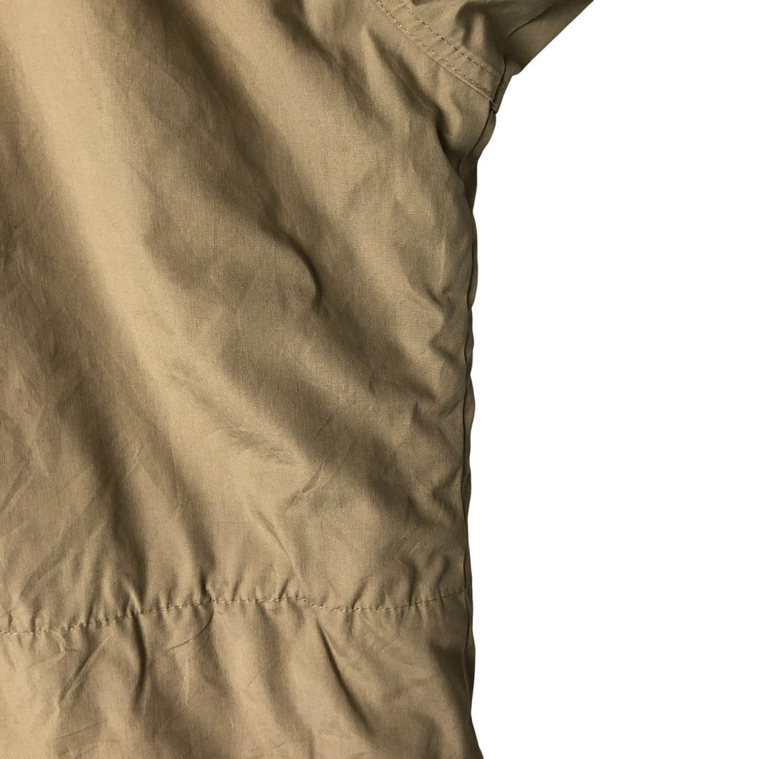 70s-80'S LLBean Stand Collar Padded Mountain Jacket, Shell Jacket, Men's Size M polyester Beige type Vintage Second Hand