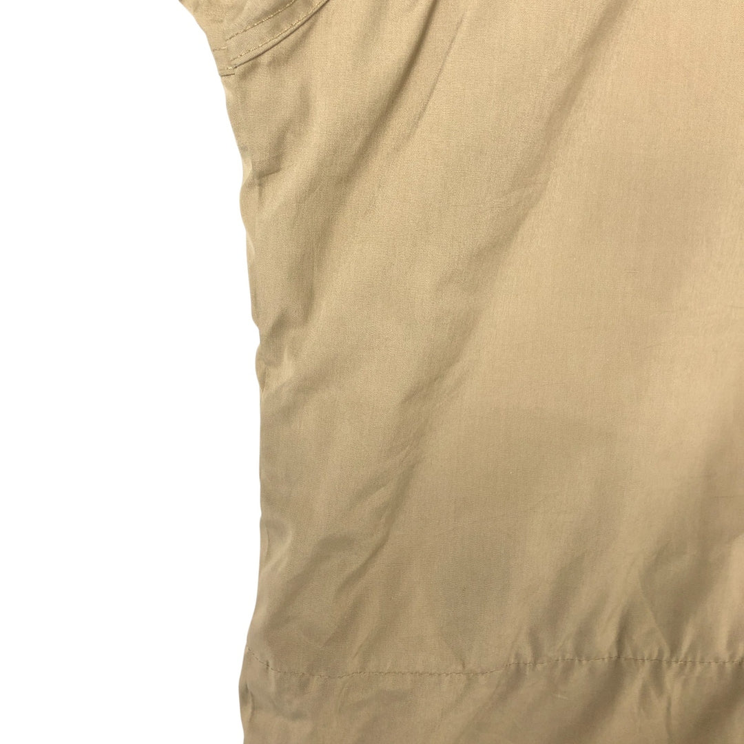 70s-80'S LLBean Stand Collar Padded Mountain Jacket, Shell Jacket, Men's Size M polyester Beige type Vintage Second Hand