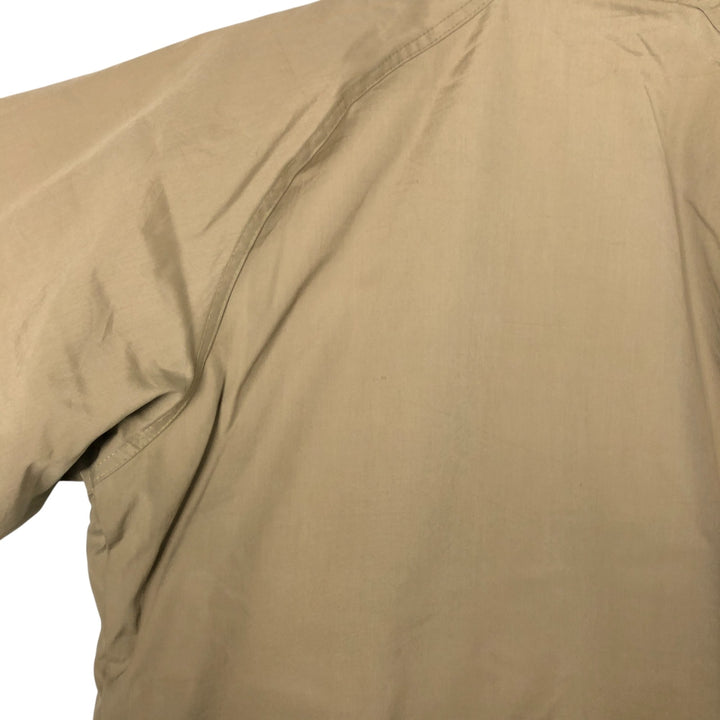 70s-80'S LLBean Stand Collar Padded Mountain Jacket, Shell Jacket, Men's Size M polyester Beige type Vintage Second Hand