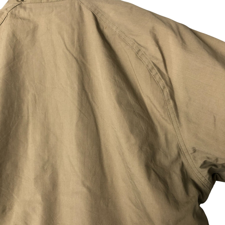 70s-80'S LLBean Stand Collar Padded Mountain Jacket, Shell Jacket, Men's Size M polyester Beige type Vintage Second Hand