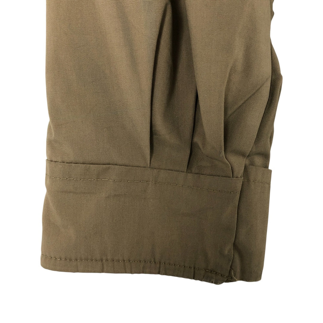 70s-80'S LLBean Stand Collar Padded Mountain Jacket, Shell Jacket, Men's Size M polyester Beige type Vintage Second Hand