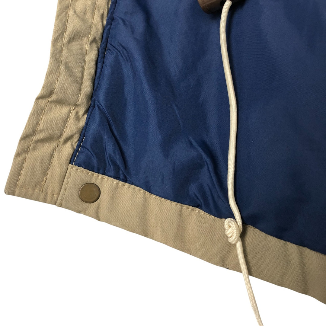 70s-80'S LLBean Stand Collar Padded Mountain Jacket, Shell Jacket, Men's Size M polyester Beige type Vintage Second Hand