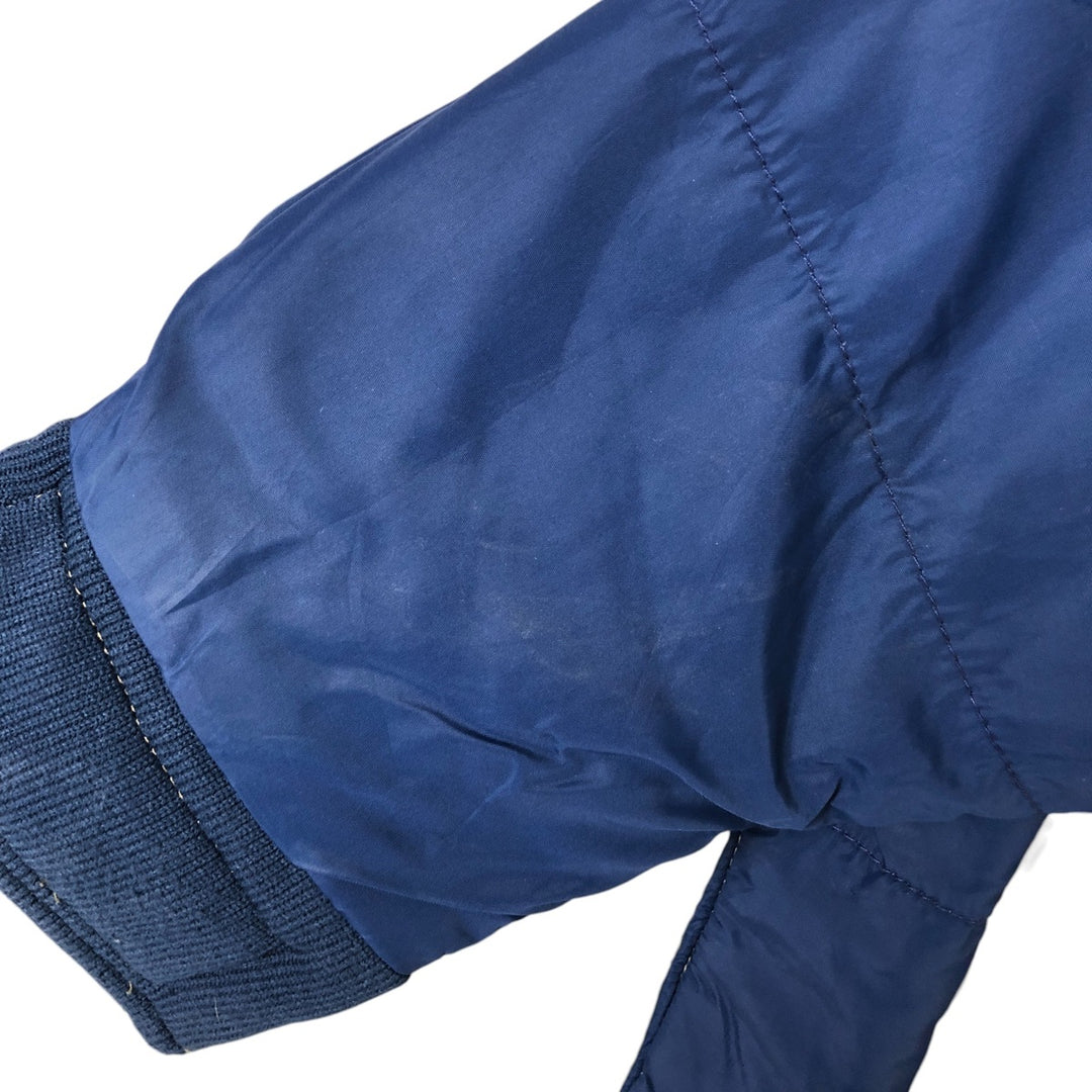 70s-80'S LLBean Stand Collar Padded Mountain Jacket, Shell Jacket, Men's Size M polyester Beige type Vintage Second Hand