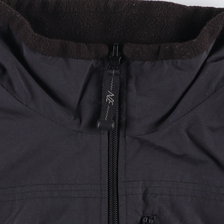 North End Reversible Nylon and Fleece Vest, Men's XL Nylon black type Vintage Second Hand