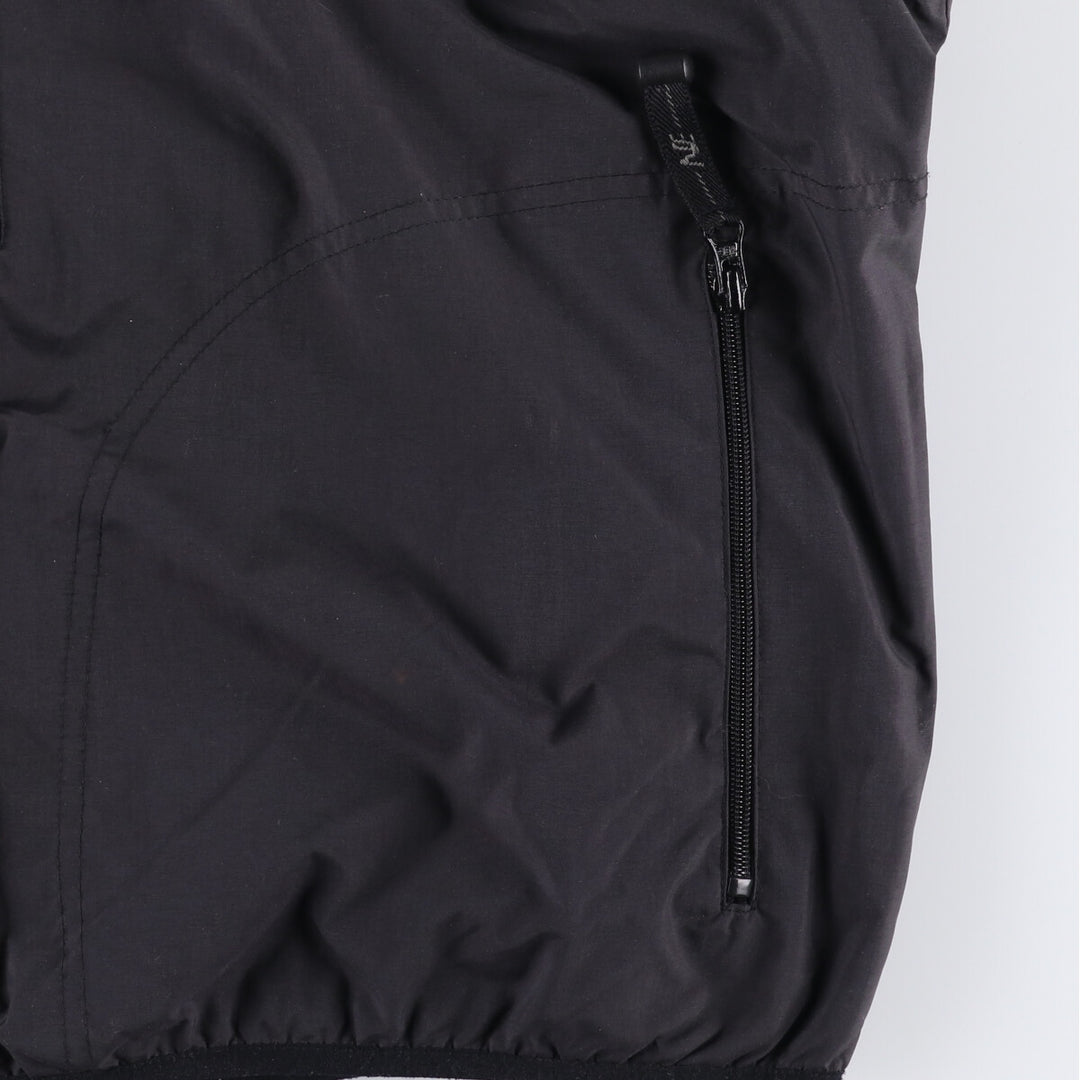 North End Reversible Nylon and Fleece Vest, Men's XL Nylon black type Vintage Second Hand