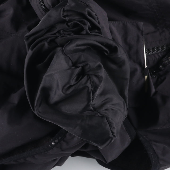 North End Reversible Nylon and Fleece Vest, Men's XL Nylon black type Vintage Second Hand