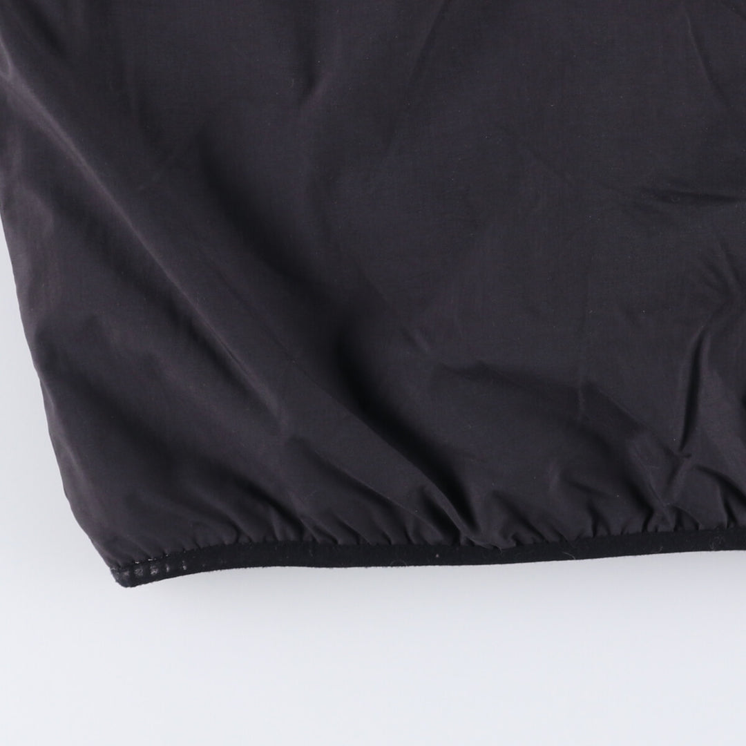 North End Reversible Nylon and Fleece Vest, Men's XL Nylon black type Vintage Second Hand