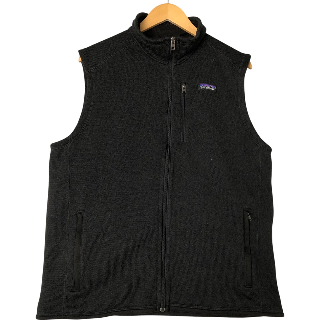Patagonia Better Sweater 25882FA20 Fleece Vest, Men's XL polyester Charcoal Vintage Second Hand