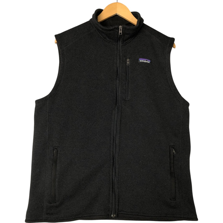 Patagonia Better Sweater 25882FA20 Fleece Vest, Men's XL polyester Charcoal Vintage Second Hand