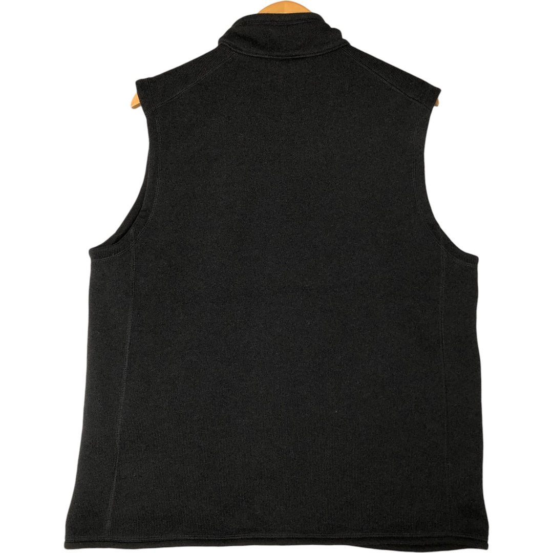 Patagonia Better Sweater 25882FA20 Fleece Vest, Men's XL polyester Charcoal Vintage Second Hand