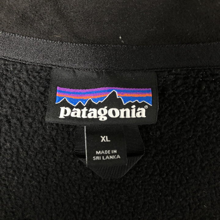 Patagonia Better Sweater 25882FA20 Fleece Vest, Men's XL polyester Charcoal Vintage Second Hand