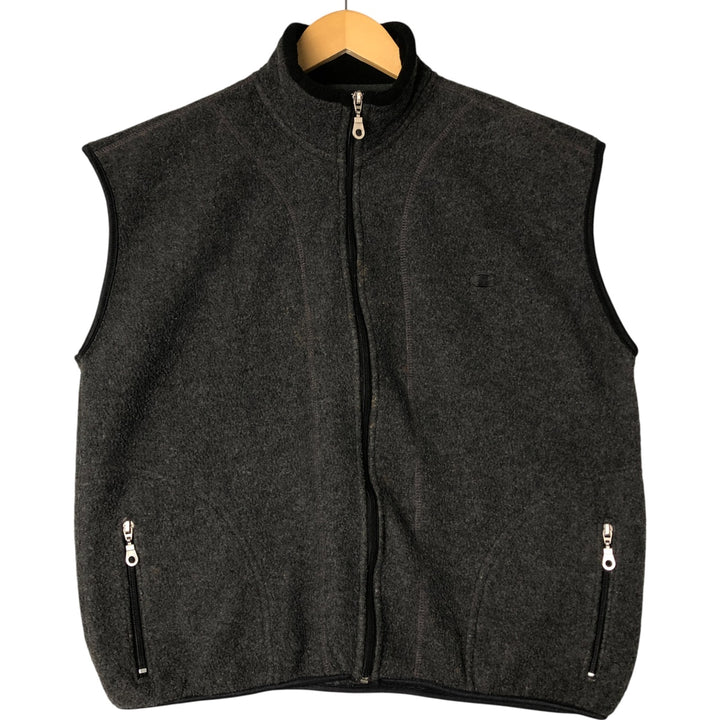 Champion Fleece Vest, Men's Size M unclear gray type Vintage Second Hand