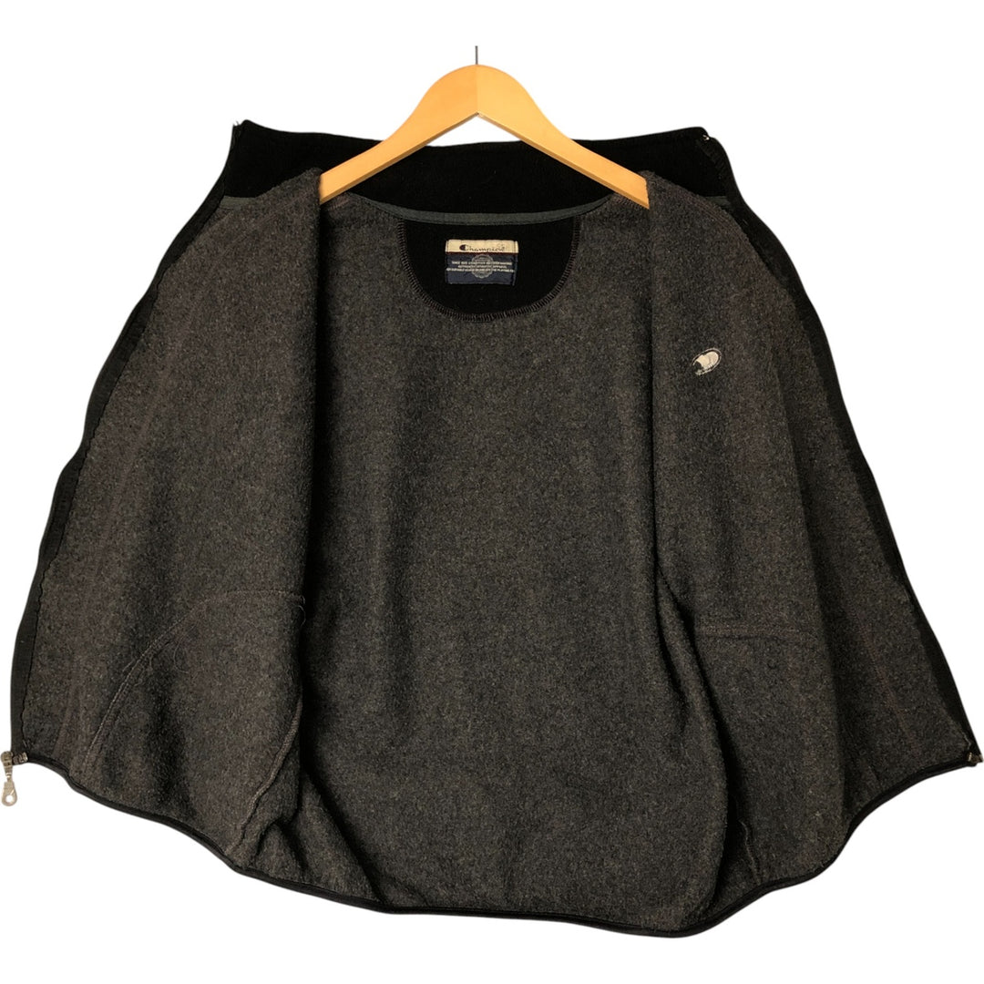 Champion Fleece Vest, Men's Size M unclear gray type Vintage Second Hand