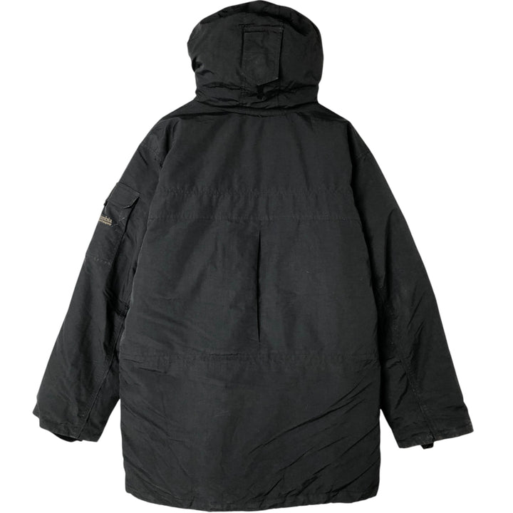 90s-00'S Vintage Columbia Down Parka, Men's Size L Nylon black type Vintage Second Hand