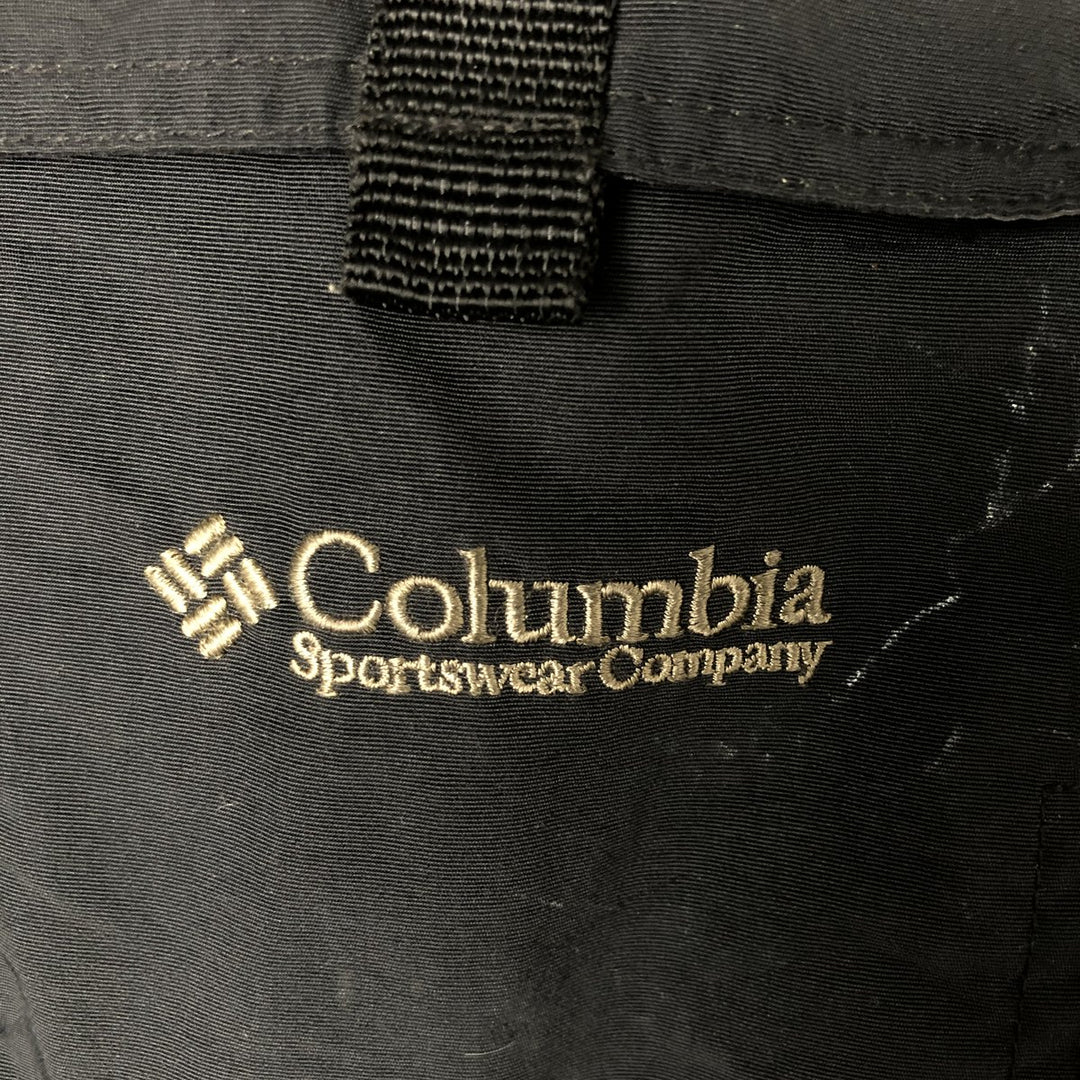 90s-00'S Vintage Columbia Down Parka, Men's Size L Nylon black type Vintage Second Hand