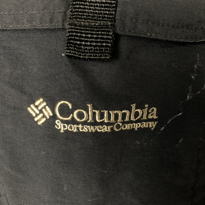 90s-00'S Vintage Columbia Down Parka, Men's Size L Nylon black type Vintage Second Hand