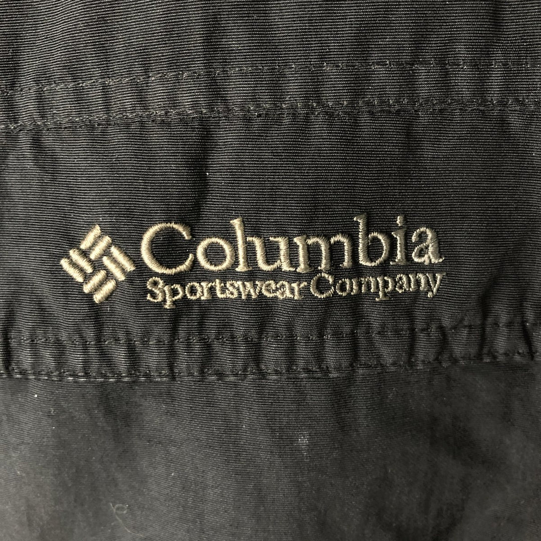 90s-00'S Vintage Columbia Down Parka, Men's Size L Nylon black type Vintage Second Hand