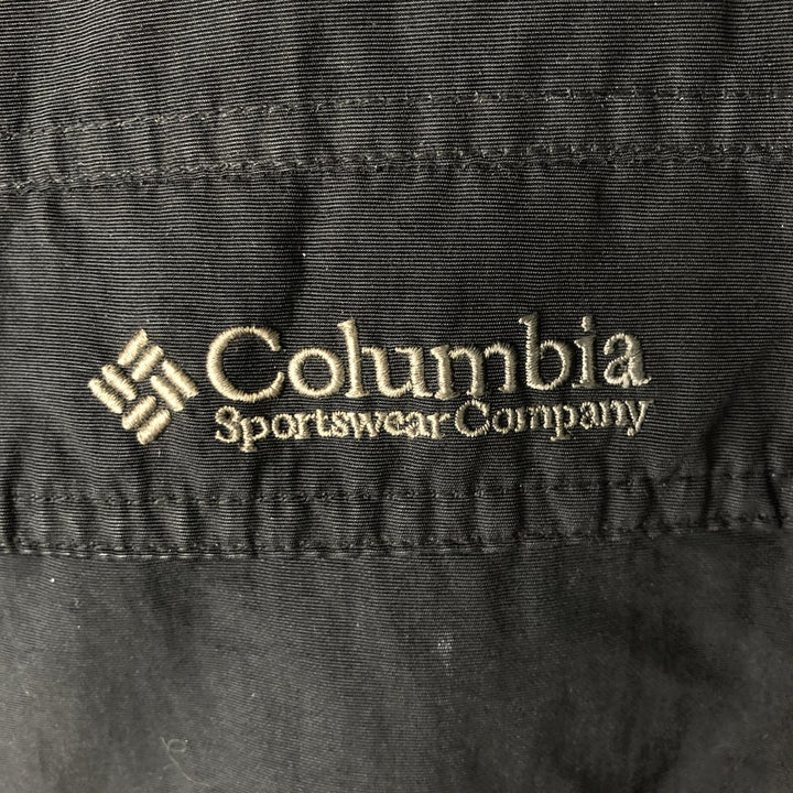 90s-00'S Vintage Columbia Down Parka, Men's Size L Nylon black type Vintage Second Hand