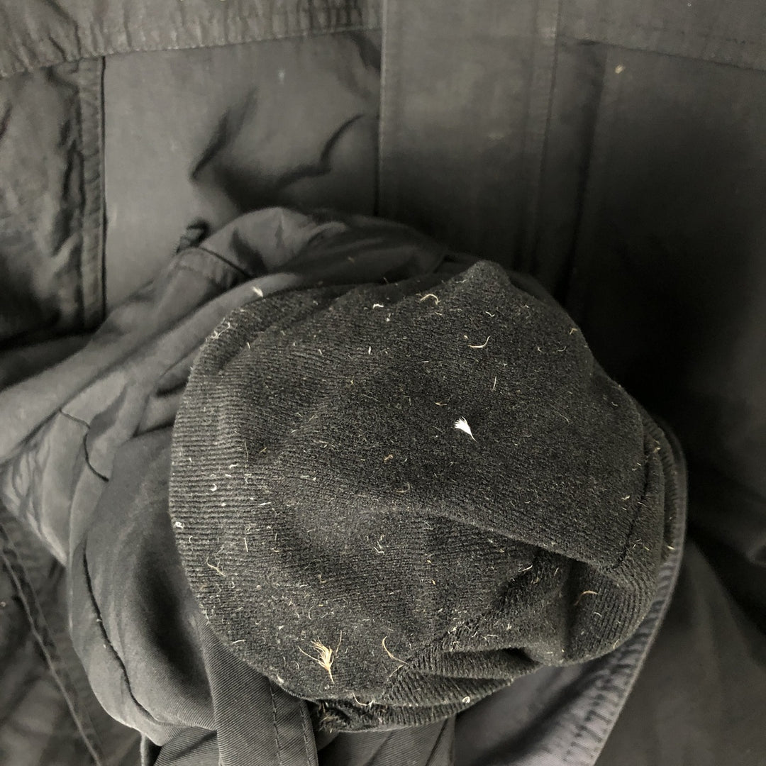 90s-00'S Vintage Columbia Down Parka, Men's Size L Nylon black type Vintage Second Hand