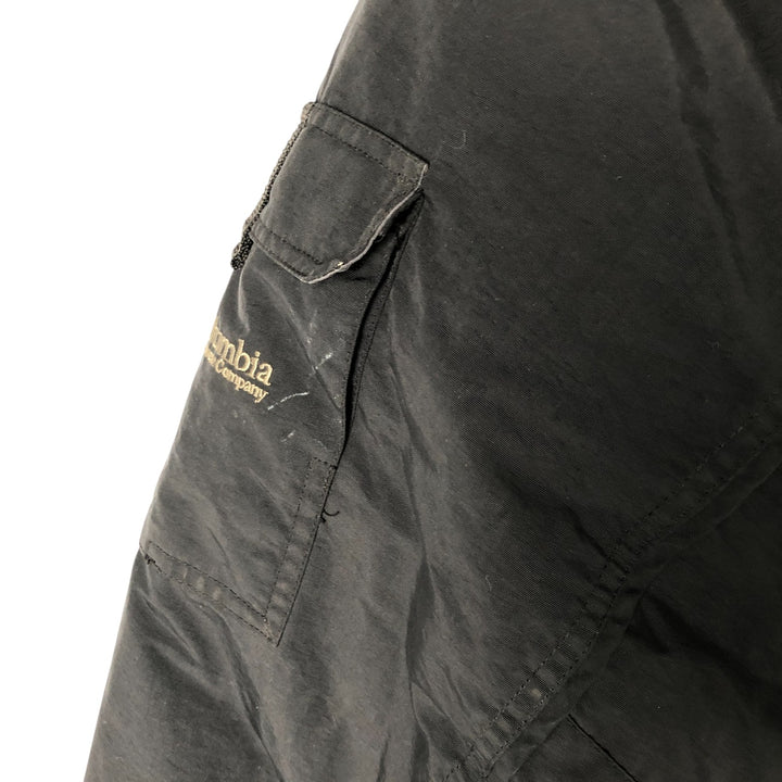 90s-00'S Vintage Columbia Down Parka, Men's Size L Nylon black type Vintage Second Hand