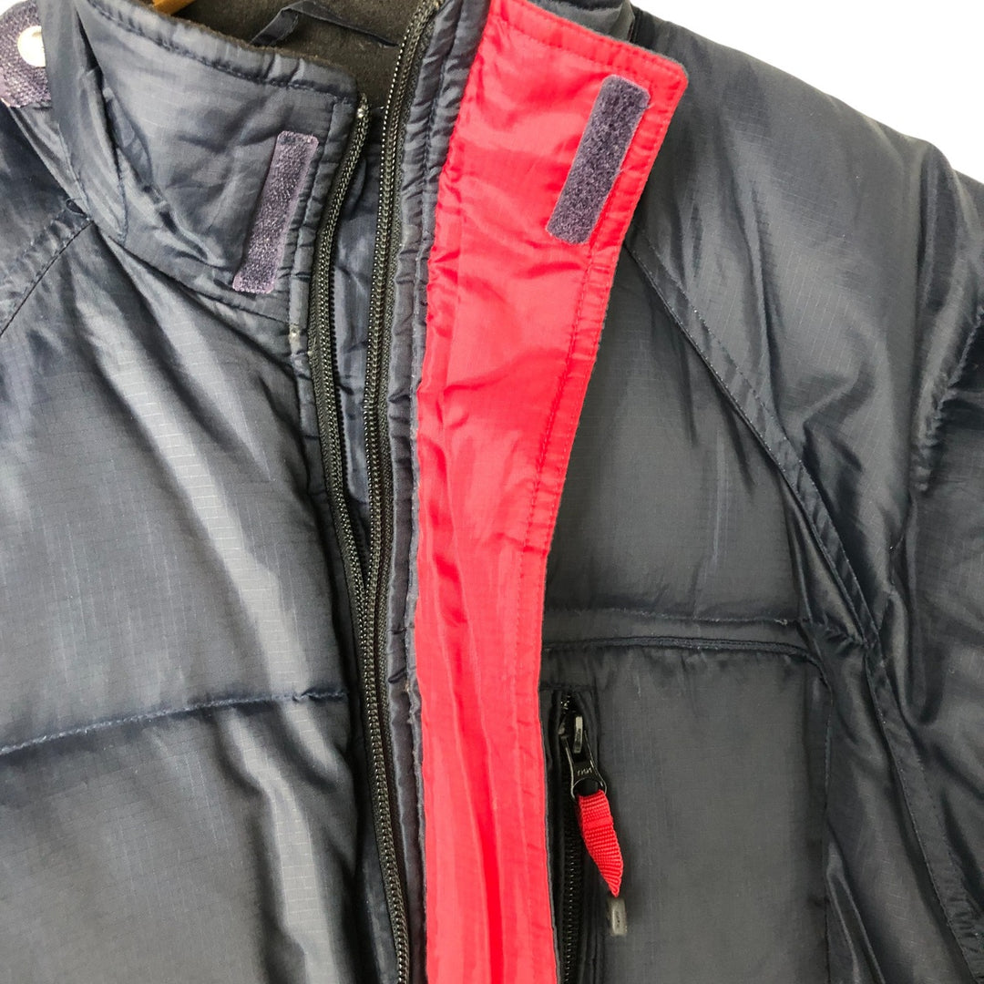 2000'S GAP Ripstop Down Jacket, Women's XXL Polyurethane Coated Nylon navy blue type Vintage Second Hand