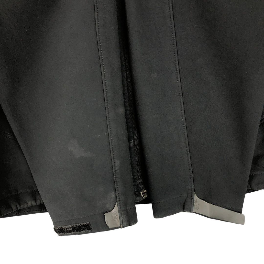 THE NORTH FACE Softshell Jacket, Men's M size polyester black type Vintage Second Hand