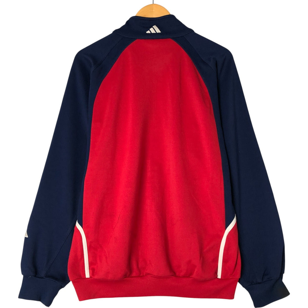 2000'S Adidas Bundesliga Bayern Munich CLIMALITE Jersey Track Jacket, Men's Size Medium polyester red type Vintage Second Hand