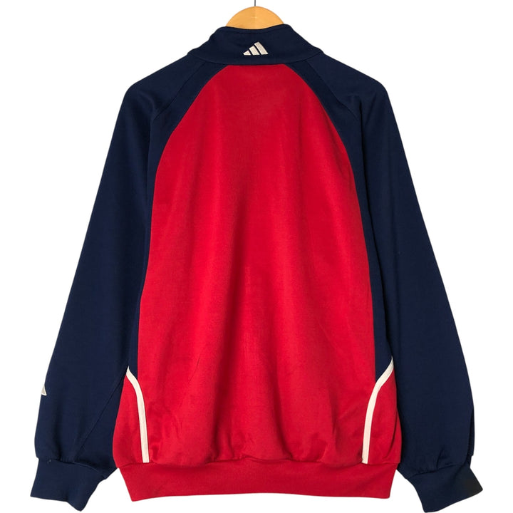 2000'S Adidas Bundesliga Bayern Munich CLIMALITE Jersey Track Jacket, Men's Size Medium polyester red type Vintage Second Hand