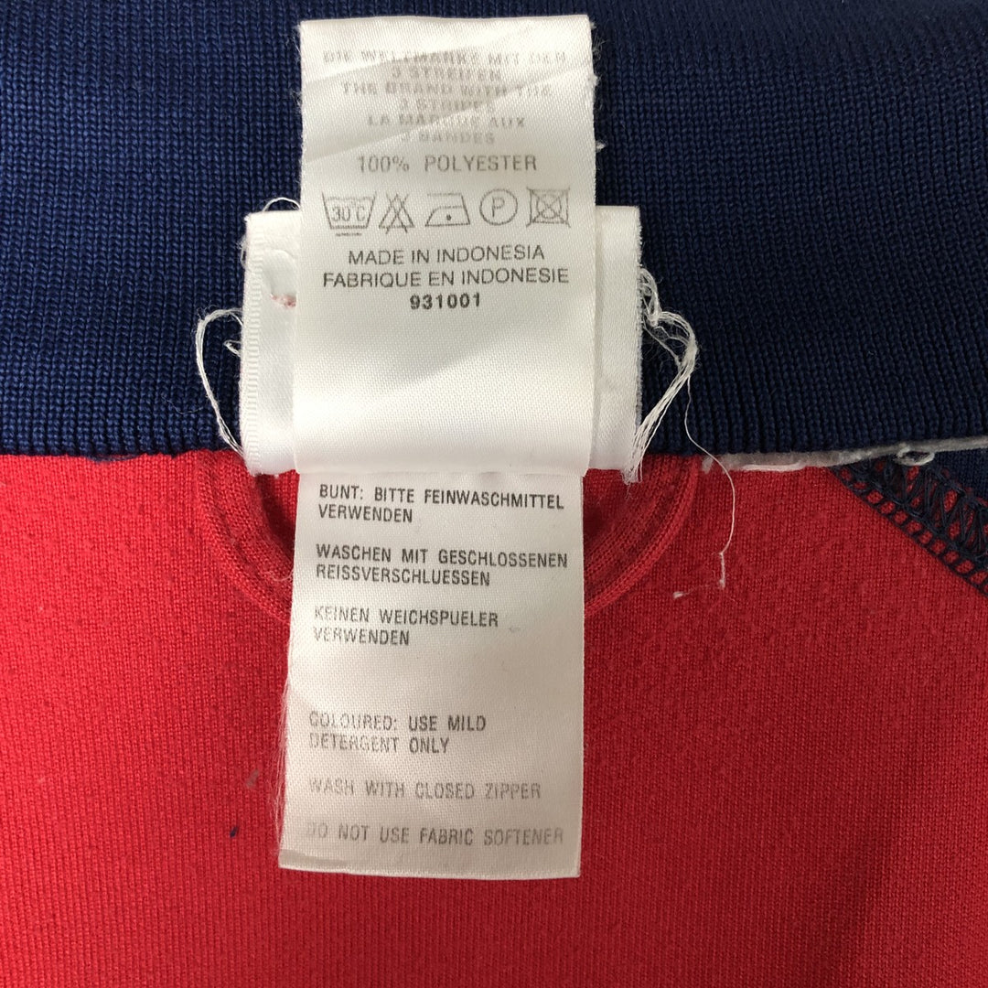 2000'S Adidas Bundesliga Bayern Munich CLIMALITE Jersey Track Jacket, Men's Size Medium polyester red type Vintage Second Hand