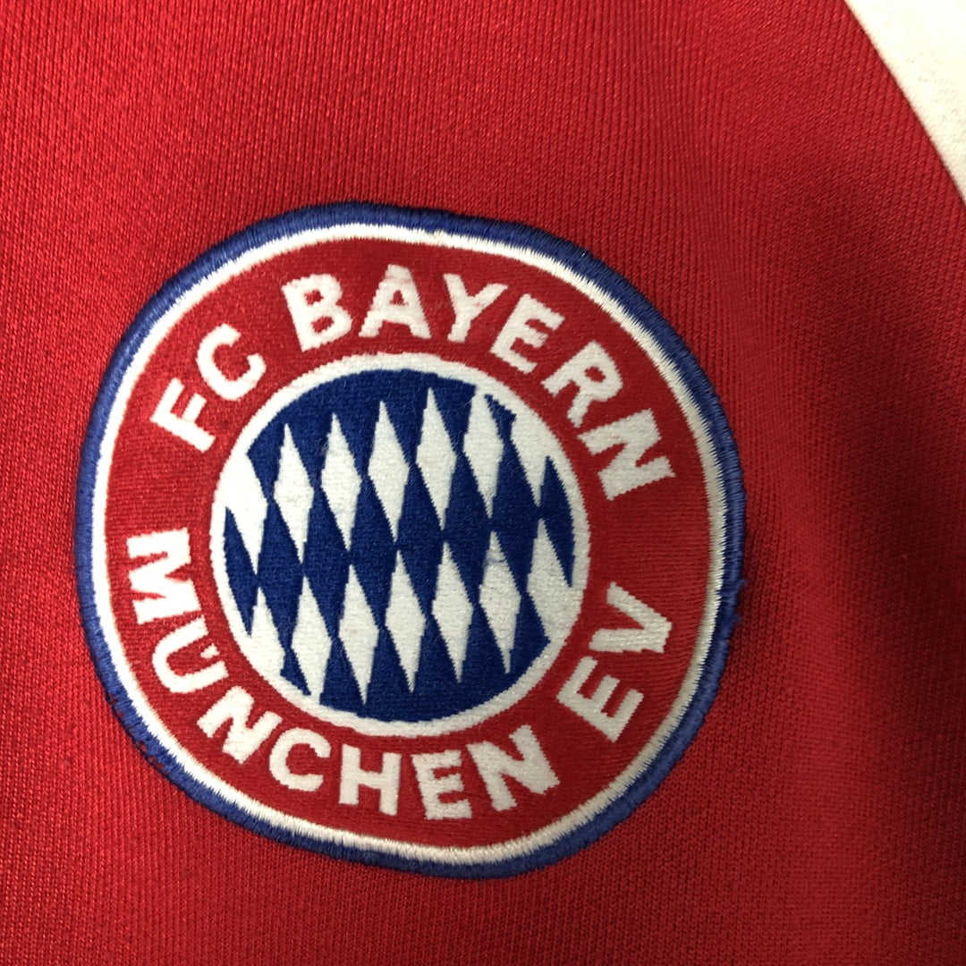 2000'S Adidas Bundesliga Bayern Munich CLIMALITE Jersey Track Jacket, Men's Size Medium polyester red type Vintage Second Hand