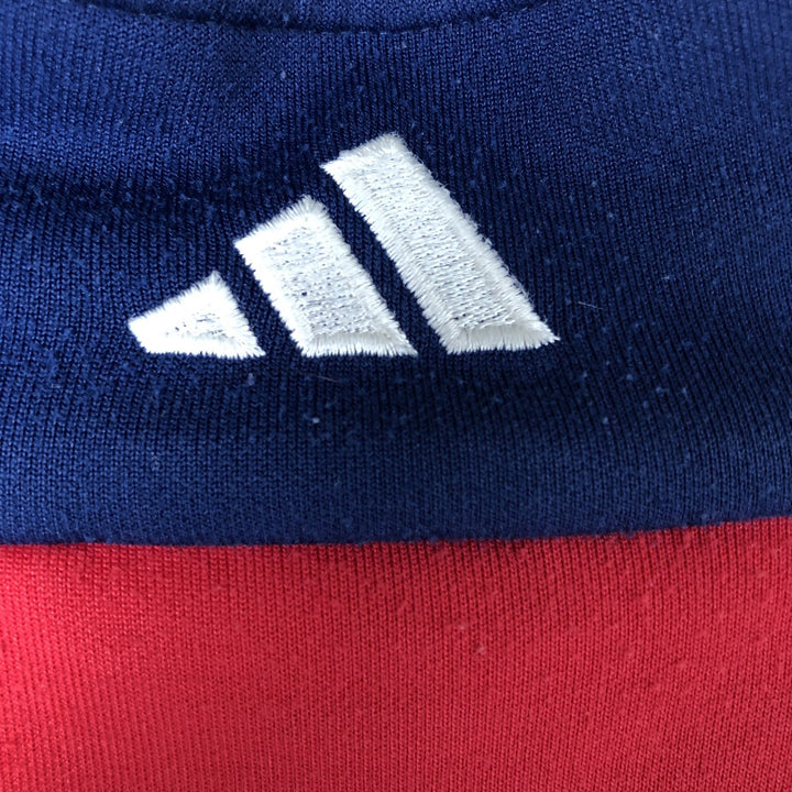 2000'S Adidas Bundesliga Bayern Munich CLIMALITE Jersey Track Jacket, Men's Size Medium polyester red type Vintage Second Hand