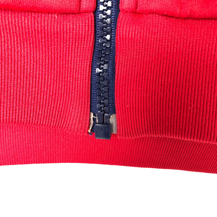 2000'S Adidas Bundesliga Bayern Munich CLIMALITE Jersey Track Jacket, Men's Size Medium polyester red type Vintage Second Hand