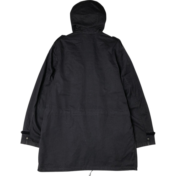 Vintage hooded military field jacket, size 53, equivalent to men's XL cotton navy blue type Vintage Second Hand