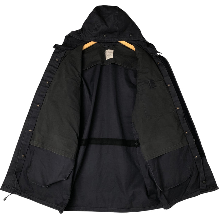 Vintage hooded military field jacket, size 53, equivalent to men's XL cotton navy blue type Vintage Second Hand