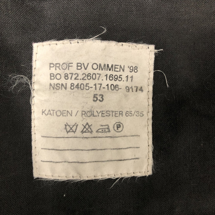 Vintage hooded military field jacket, size 53, equivalent to men's XL cotton navy blue type Vintage Second Hand