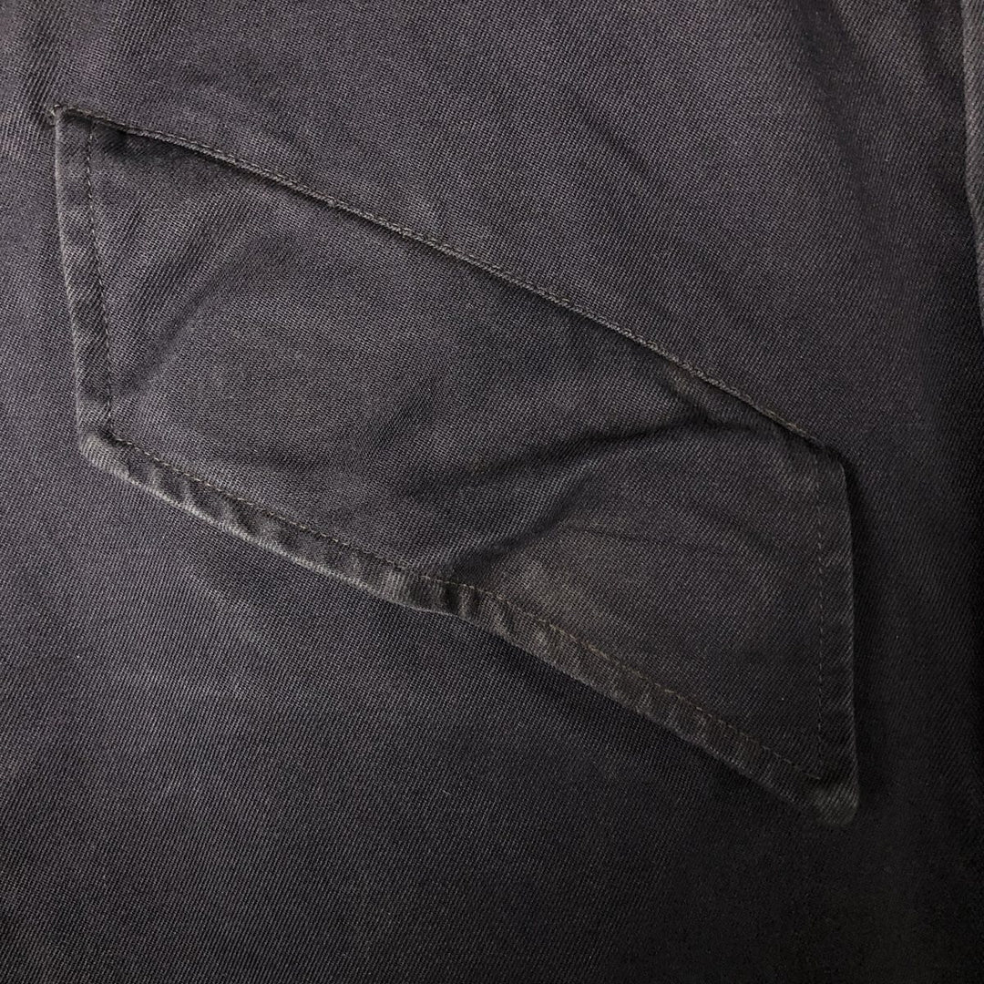 Vintage hooded military field jacket, size 53, equivalent to men's XL cotton navy blue type Vintage Second Hand