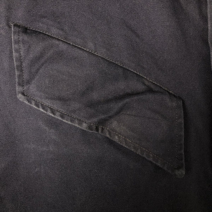 Vintage hooded military field jacket, size 53, equivalent to men's XL cotton navy blue type Vintage Second Hand