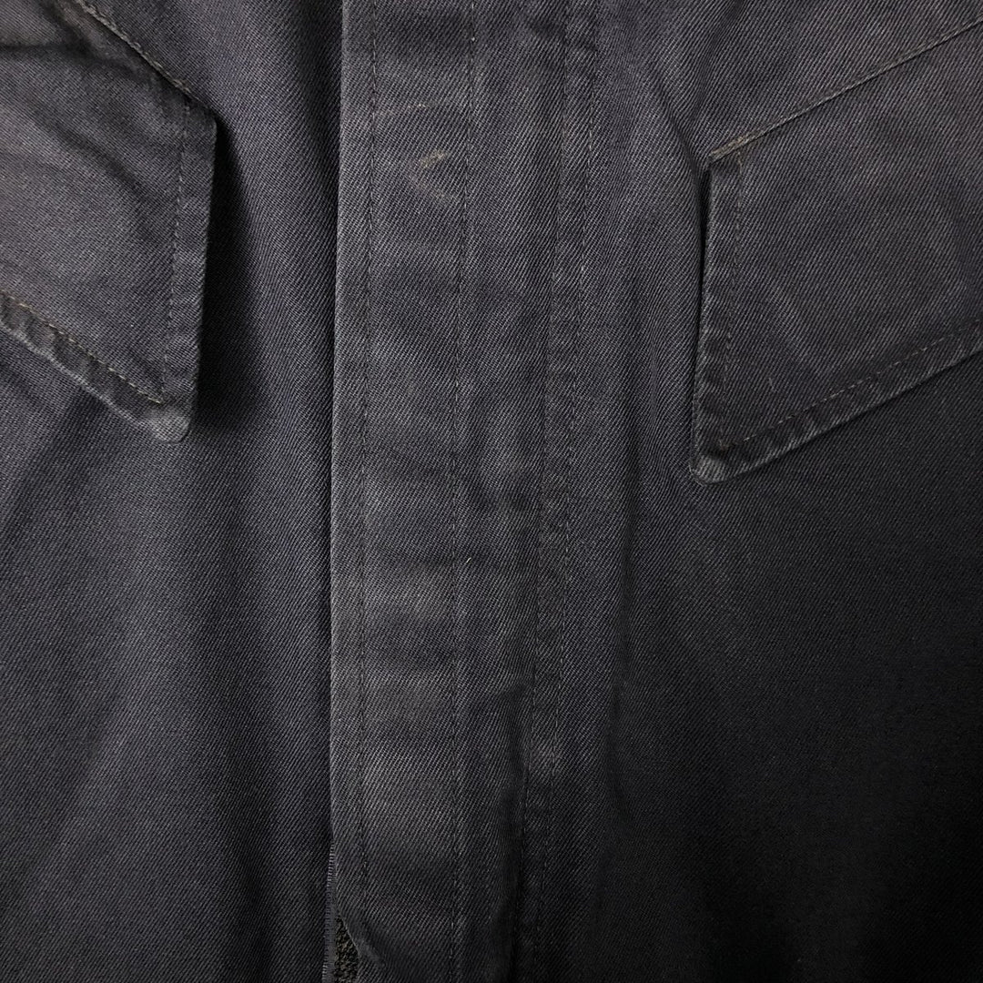 Vintage hooded military field jacket, size 53, equivalent to men's XL cotton navy blue type Vintage Second Hand