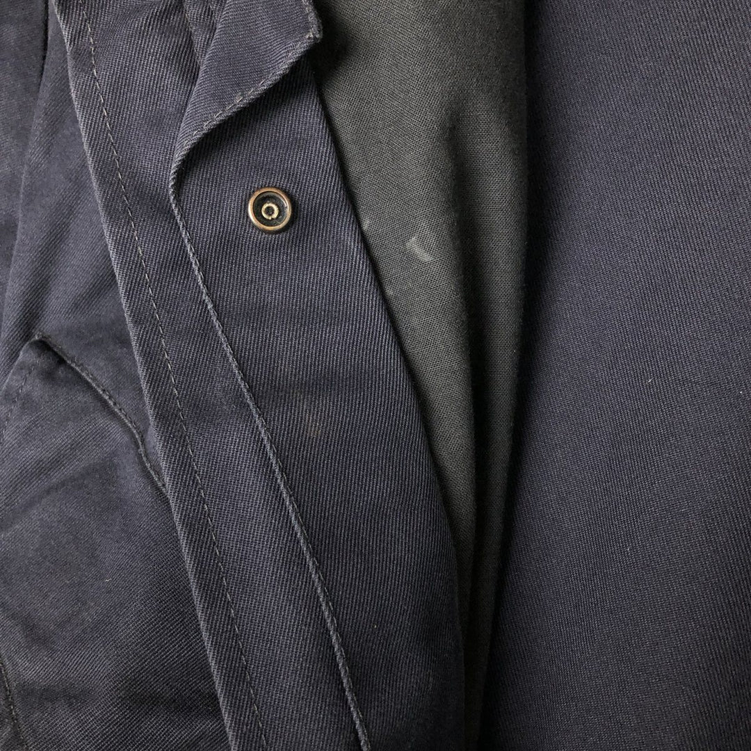 Vintage hooded military field jacket, size 53, equivalent to men's XL cotton navy blue type Vintage Second Hand