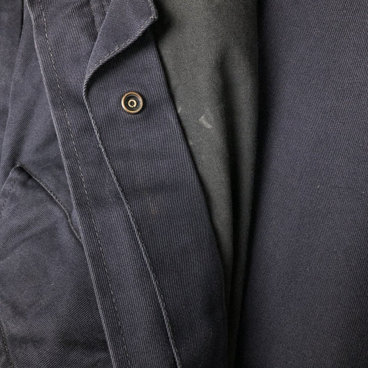 Vintage hooded military field jacket, size 53, equivalent to men's XL cotton navy blue type Vintage Second Hand