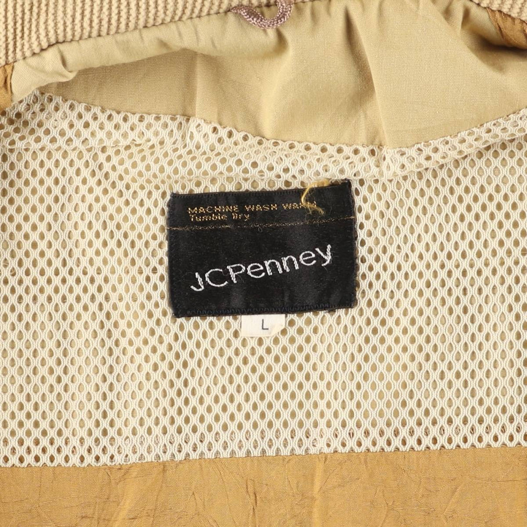 70s~80'S JCPenney Derby Jacket, Cup Shoulder Jacket, Men's Size L, Vintage unclear Beige type Vintage Second Hand
