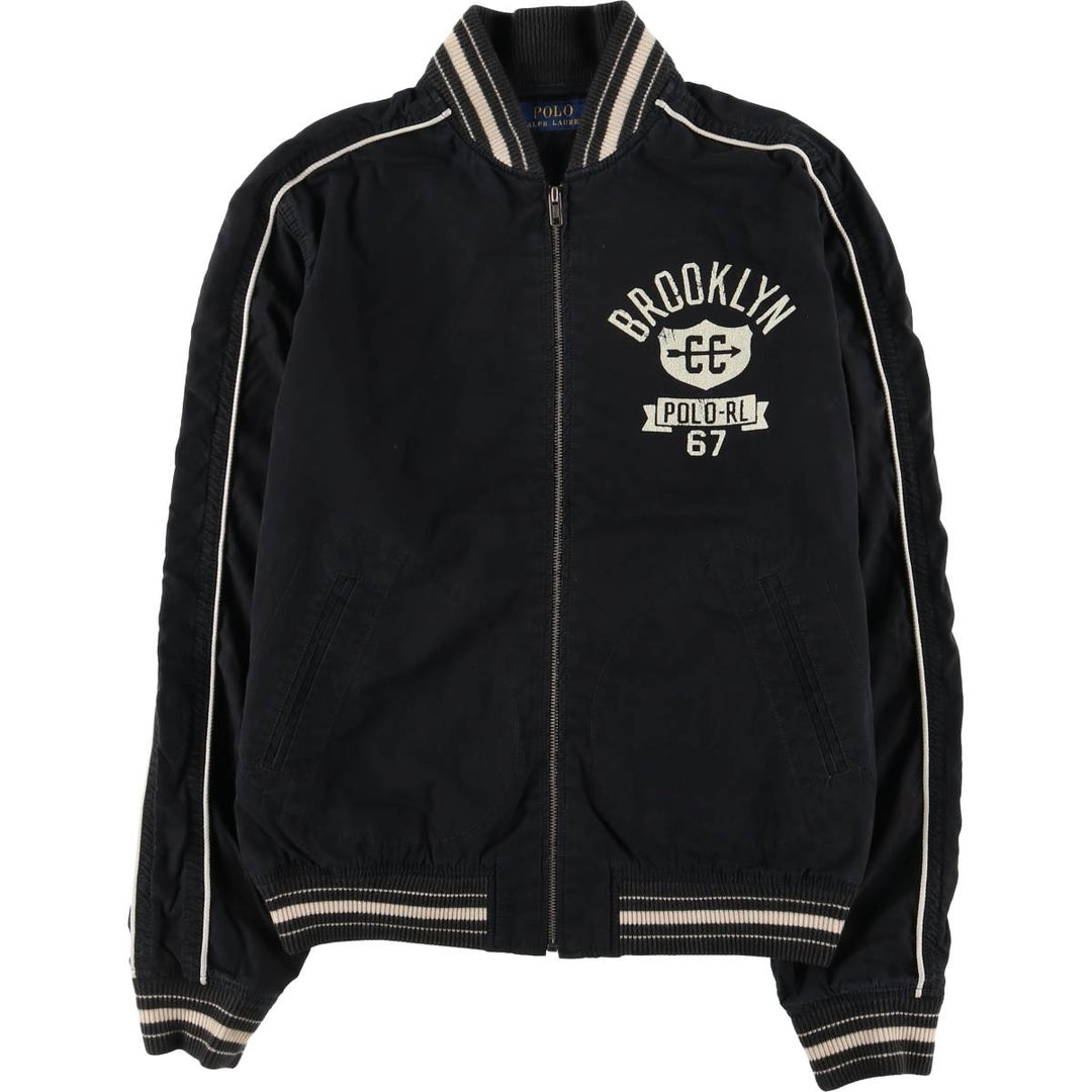 Ralph Lauren POLO RALPH LAUREN Cotton Blouson Men's M cotton black type Vintage Second Hand