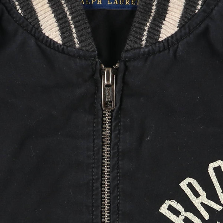 Ralph Lauren POLO RALPH LAUREN Cotton Blouson Men's M cotton black type Vintage Second Hand