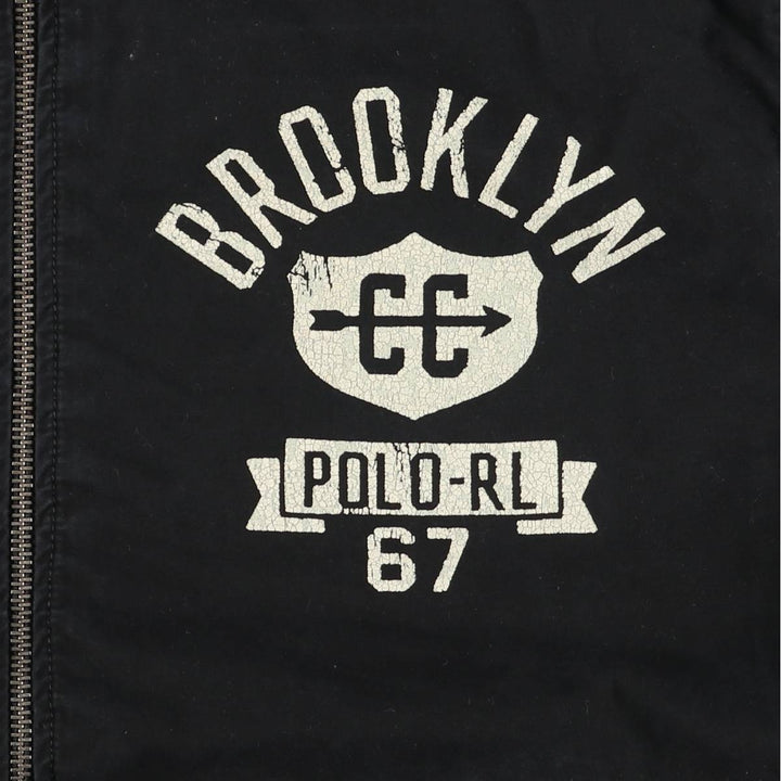 Ralph Lauren POLO RALPH LAUREN Cotton Blouson Men's M cotton black type Vintage Second Hand