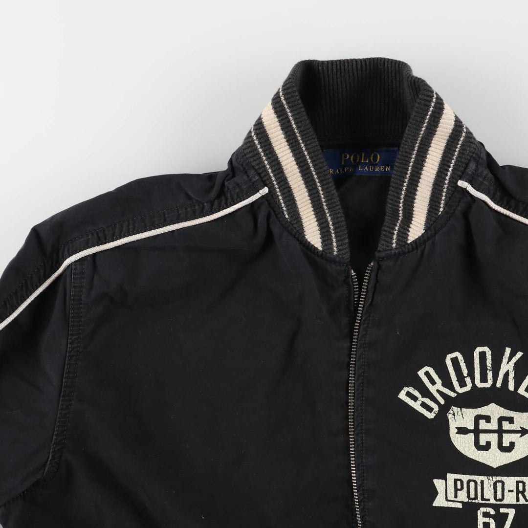 Ralph Lauren POLO RALPH LAUREN Cotton Blouson Men's M cotton black type Vintage Second Hand