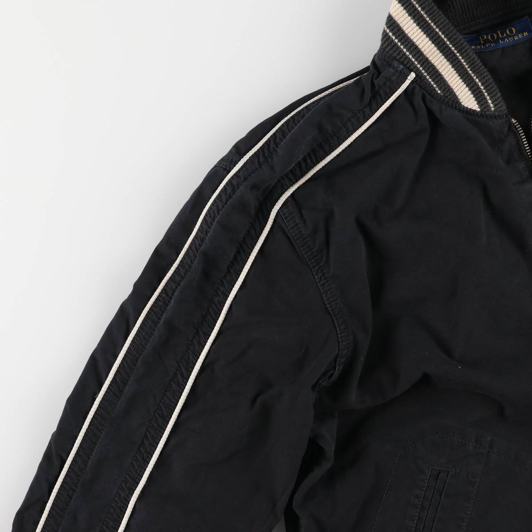 Ralph Lauren POLO RALPH LAUREN Cotton Blouson Men's M cotton black type Vintage Second Hand