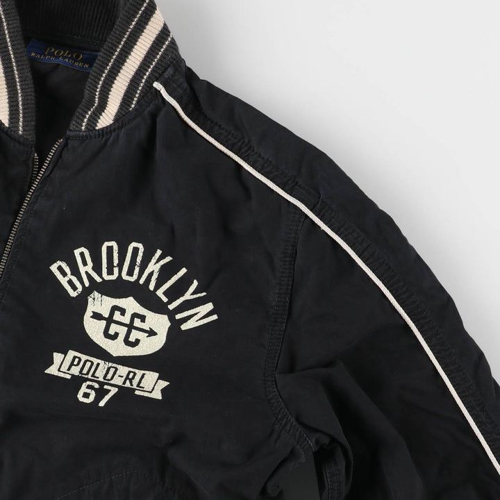 Ralph Lauren POLO RALPH LAUREN Cotton Blouson Men's M cotton black type Vintage Second Hand