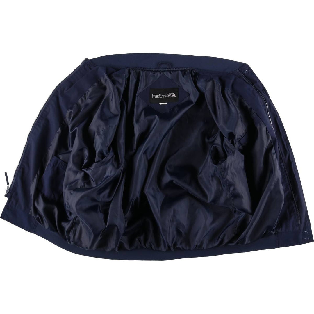 Windbreaker Derby Jacket Cup Shoulder Jacket Men's XL unclear navy blue type Vintage Second Hand
