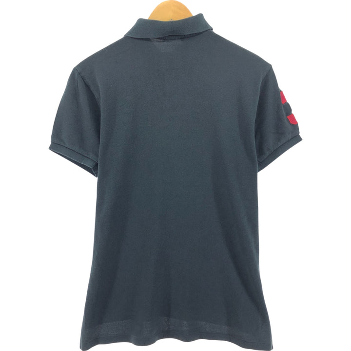 Ralph Lauren POLO by Ralph Lauren CUSTOM FIT Big Pony Short Sleeve Polo Shirt Men's M size cotton Green type dark green Vintage Second Hand