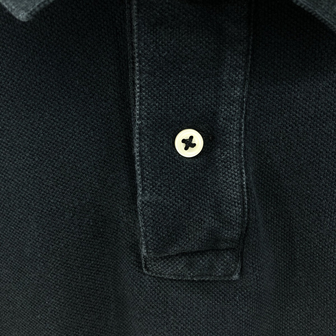Ralph Lauren POLO by Ralph Lauren CUSTOM FIT Big Pony Short Sleeve Polo Shirt Men's M size cotton Green type dark green Vintage Second Hand